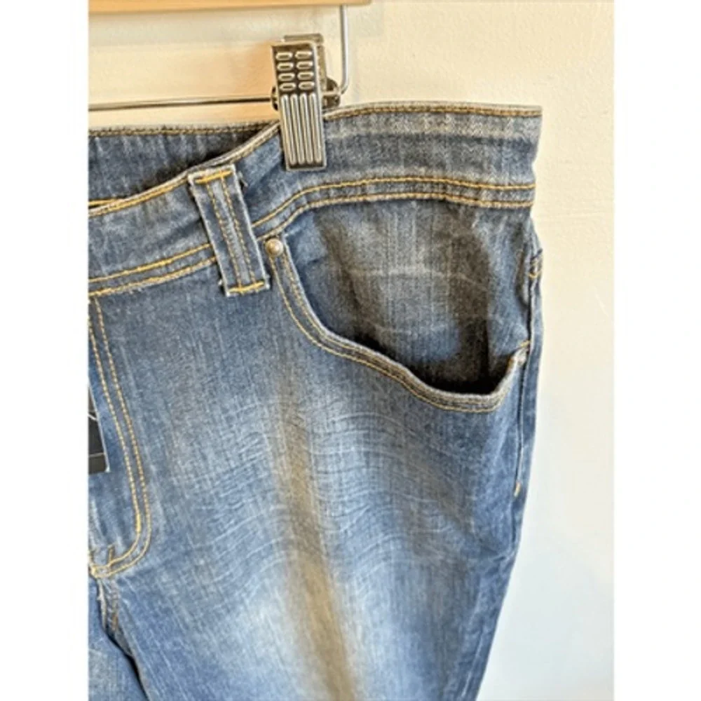 Venezia By Lane Bryant Wide Straight Leg Denim Jeans Women's Size‎ 18 - Picture 5 of 16